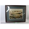 Image 1 : Batoche battle Framed Print - 24 1/4" x 20 1/4"