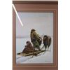 Image 2 : *Allen Sap Signed Print - 18" x 24" Sleigh And Horse