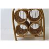 Image 2 : Wicker Wine Rack - 11" x 22"