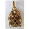 Image 4 : Wicker Wine Rack - 11" x 22"