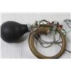 Image 2 : Antique Brass Bicycle Horn and Battery Operated Signal Lights