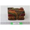 Image 1 : Carved Cottage Scene Jewelry Box