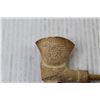 Image 2 : 1900s Clay Pipe with Indigenous Chief Motif