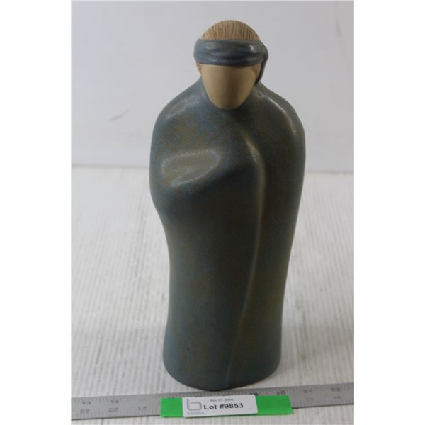 Norgio 15" Pottery Statue Signed Jack Black