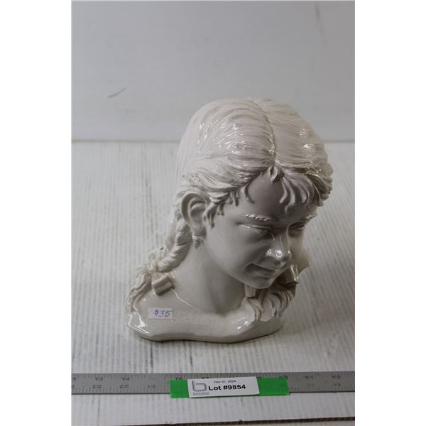 Young Girls Ceramic Head/Bust