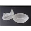 Image 2 : Frosted Glass Hen on Nest