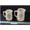 Image 1 : (2) Medicine Hat Pottery Replica Mugs - Some Crazing, As pictured