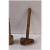 Image 3 : Wood Kitchen Utensils: Flour Scoop, Meat Pounder, Mallet