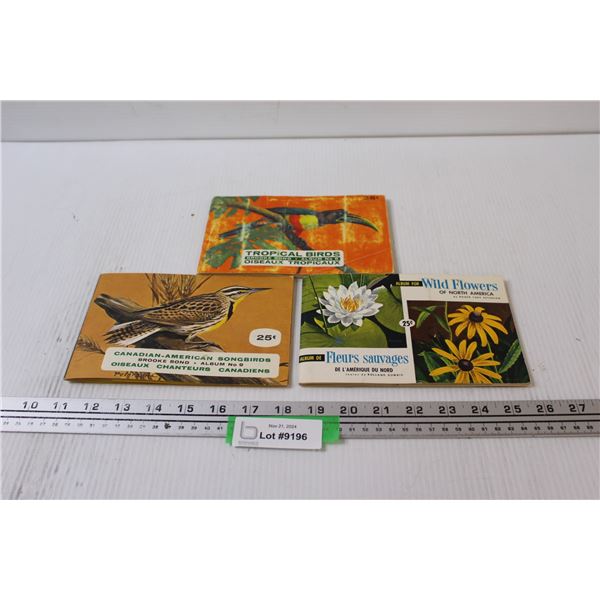 (3) Red Rose Tea Bird Books: Tropical Birds, Canadian-American Birds, Wild Flowers