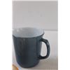 Image 3 : Neilburg, Sk Grocery Store Plate, PYREX Blue Mug, Unity, Sk Czechoslovakian Made Cream Pitcher