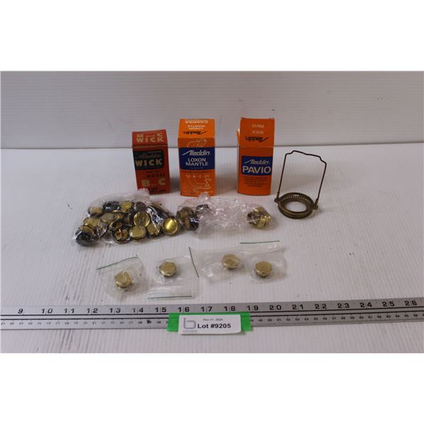 Aladdin Lamp Accessories, Wicks, Stoppers, Misc.