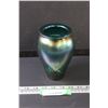 Image 1 : Duperron Green Glass Vase - 6" Tall