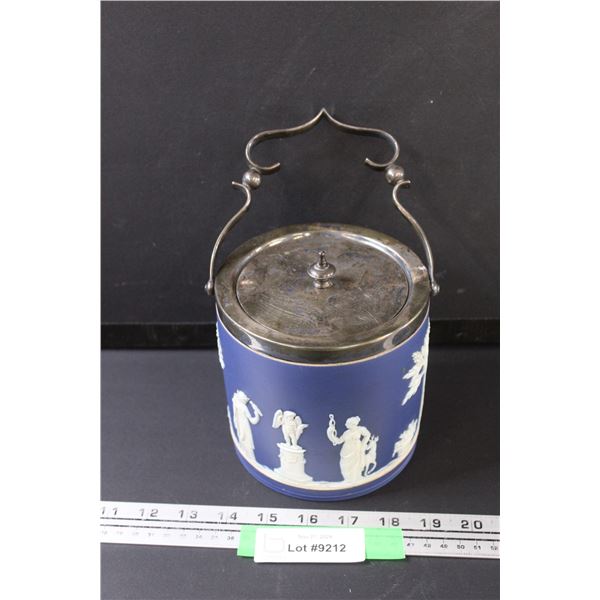 Wedgewood Jasperware Biscuit Barrel