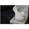 Image 2 : Alabaster Bookends -Bird Theme