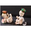 Image 4 : Beswick Pig Figurine & (2) Porcelain English Baby Figurines