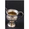 Image 3 : Silver Plated Old English Ornate Reproduction Creamer & Sugar Set - Made in Canada