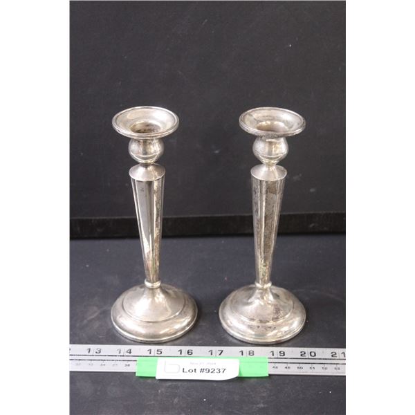 Birks Sterling Silver Plated Candle Stick Holders