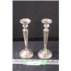 Image 1 : Birks Sterling Silver Plated Candle Stick Holders
