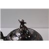 Image 5 : Silver Plated Old English Ornate Reproduction Teapot - 9" x 12" - Made in Canada