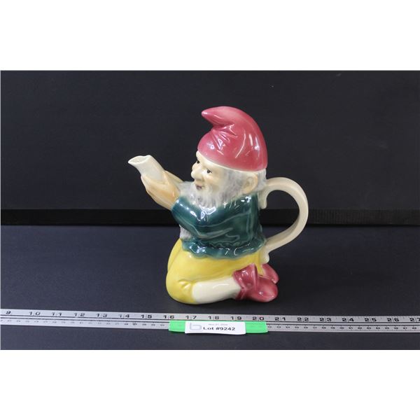 Vintage Gnome Tea Pot - Made in West Germany - Some Crazing on Bottom