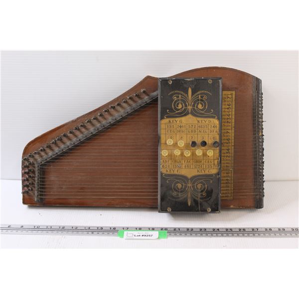 *Antique Lap Harpsichord Instrument