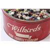 Image 2 : Willard's Fine Confectionary Collectors Tin w/Buttons
