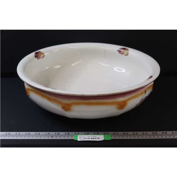 Hull Ceramic Wash Basin & Bowl - 16" x 5"