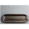 Image 2 : Compliments of Home & Central Bakeries Limited Saskatoon Silver Serving Tray 13'' x 4 1/2''