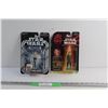 Image 1 : (2) Collectible Star Wars Figures - Lobot & Padme Naberrie - Sealed