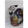 Image 2 : (2) Collectible Star Wars Figures with Coins - R2-D2 & Obi Wan Kenobi - Sealed