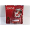 Image 2 : Coca Cola Die Cast Metal 1933 Ford Sedan Delivery Toy and a Miniature Tray - Sealed