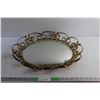 Image 1 : *Brass Framed Mirror 19''