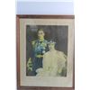 Image 2 : Framed King George VI and Queen Elizabeth Print 22'' x 18'' - Water Damage