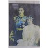 Image 3 : Framed King George VI and Queen Elizabeth Print 22'' x 18'' - Water Damage