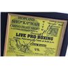 Image 3 : *Framed Boxing Advertising Poster 13'' x 10'' - Signed No Certificate