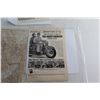 Image 3 : Vintage Harley Davidson & When Worlds Collide Ad Posters and a Map