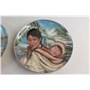 Image 3 : (2) Decorative Indigenous Pattern Plates by Nori Peter
