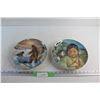 Image 1 : (2) Decorative Indigenous Pattern Plates by Nori Peter