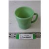 Image 1 : Oven Ware Green Glass Coffee Mug