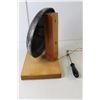 Image 2 : *Vintage Alarm Bell On Wood Mount With Tapping Driver