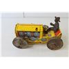 Image 2 : Vintage Metal Wind-Up Toy Tractor With Treads