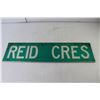 Image 2 : Street Sign "Reid Cres" 2' x 6.5"