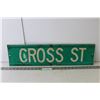 Image 1 : Street Sign "Cross St" 2' x 6.5"