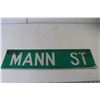 Image 2 : Street Sign "Mann St" 2' x 6.5"