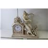 Image 1 : *Crosa Mantle Clock/Harpist Statue 20.75" x 8" x 19" Tall - Needs Battery