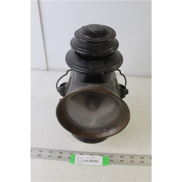 Vintage Dietz Union Driving Lamp 11" Tall