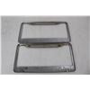 Image 5 : (2) Vintage 1966 Ford Mustang License Plate Frames