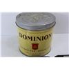 Image 4 : Vintage Dominion Cigarette Tobacco Tin, (3) Half And Half Cigarette Pocket Tins