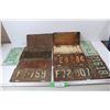 Image 1 : (12) Various Vintage Saskatchewan/ British Columbia License Plates