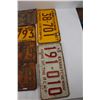 Image 7 : (12) Various Vintage Saskatchewan/ British Columbia License Plates